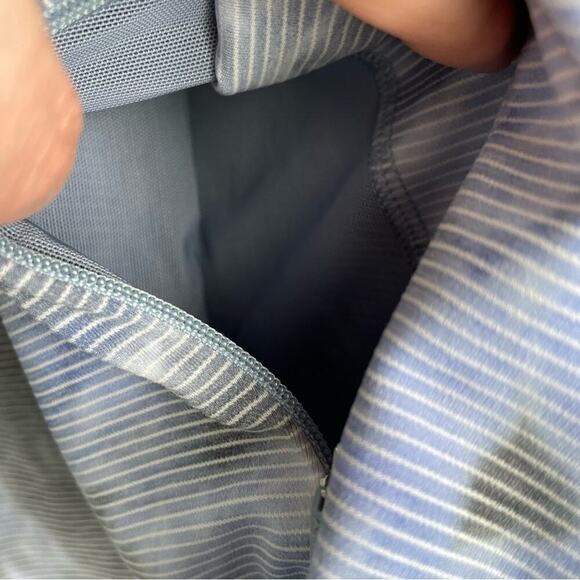 Athleta Salutation Jacquard jacket full zip front marbles style pattern sz Small - Picture 6 of 11